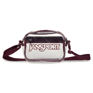 Clear Crossbody - Cherry Lacquer