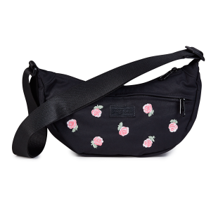 Unphased Crossbody Small FX - Just A Rose Embroidery Black